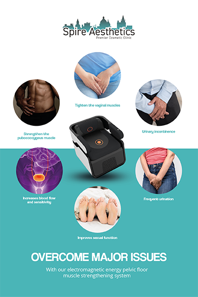 Image of EMS chair to treat Urine leakage Ayr from Spire Aesthetics